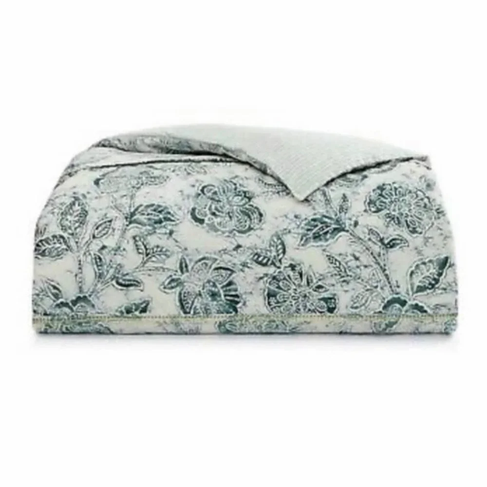 Lucky Brand Floral Batik Cotton Duvet Cover - Twin